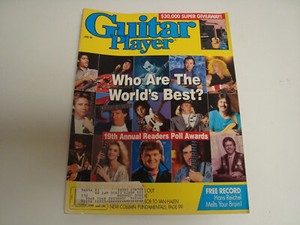 Guitar Player Magazine January 1989 Satriani, Van Halen, Hans Reichel RECORD!