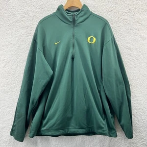 Suéter Nike Team Oregon Ducks rompevientos verde Dri Fit 1/4 cremallera para hombre XL - Imagen 1 de 8