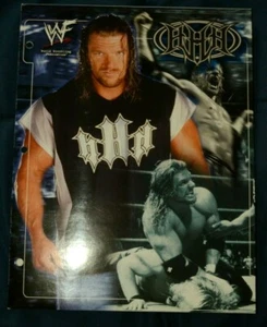 Triple H HHH WWF 3-Ring Ordner 2 Taschen Ordner gebraucht aber gut - Bild 1 von 5