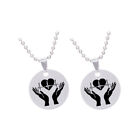  2 Pcs Graduation Necklace for Nurse Stainless Steel Doctor Key Chain Gift
