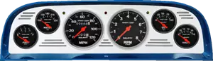 60 61 62 63 Chevy Truck Billet Aluminum Gauge Panel Dash Insert Instrument - Bild 1 von 4