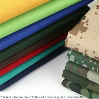 1M DIY Ripstop Waterproof Fabric Camouflage Canvas Oxford Cloth Tent Camping New - Bild 1 von 4