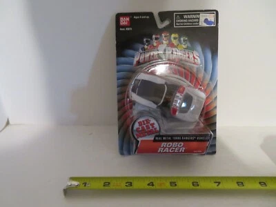 Ban Dai Diecast Power Rangers Robo Racer Turbo Vehicle White 1997 MOC - Image 1 of 4