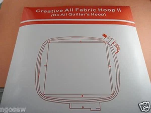 Do All Quilter's Hoop 150x150mm Viking Designer Ruby deLuxe Platinum #920115096 - Picture 1 of 2