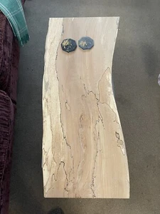 Chestnut Table Top / Desk Top, Handmade Live Edge Slab, Desk, Coffee Table - Picture 1 of 9