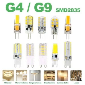 G4/G9 220V/12V LED 3W5W6W8W10W Dimmable Capsule light Remplacer halogène à LED - Photo 1 sur 21