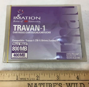 Cartucho Imation Travan 1 800 MB comprimido 400 MB unidades TR-1 sin comprimir NUEVO - Imagen 1 de 3