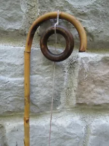 CARNIVAL CANE RING TOSS Vintage Antique Bamboo Circus Cane Walking Stick - Picture 1 of 5