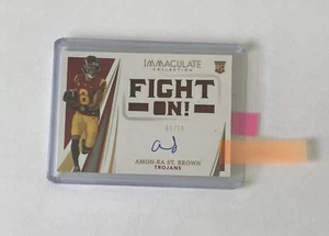 2021 Panini Immaculate Collegiate Gold/10 Amon-Ra St Brown #144 Rookie Auto RC - Bild 1 von 2
