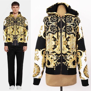 versace jumper mens black and gold