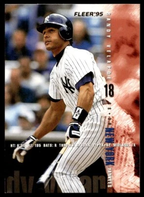 1995 Fleer Randy Velarde New York Yankees #83 - Image 1 of 2
