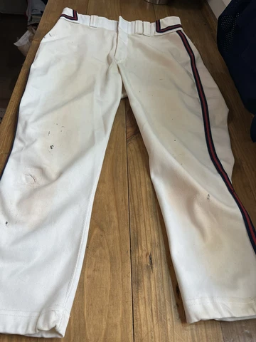 Macon Atlanta Braves Baseball Game Worn Wilson Pants Size 36 Authentic Original Cover