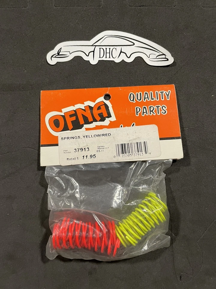 Ofna Vintage RC Car Part # 37913 Juego de resorte amarillo/rojo Foto 1 de 2