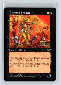 BLIGHTED SHAMAN – MTG Magic the Gathering Card – Mirage – Uncommon - Picture 1 of 6