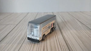 Minicar Doppeldeckerbus United Airlines Logo Dicast Auto Spielzeugbus weiß blau - Bild 1 von 8