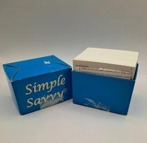 Simple Savvy Caregiver Cards Communication Tool-Adults Nursing Homes Elderly - Picture 1 of 14