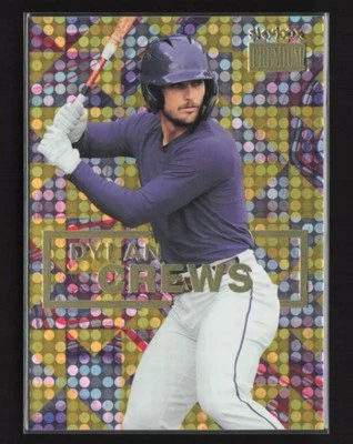 Dylan Crews 2023 Metal Universe Champions Skybox Premium Topaz Star 139/150 - Image 1 of 2
