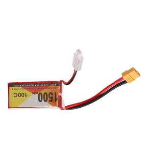 7.4V 1500mAh 100C 2S Bateria Lipo z wtyczką XT60 Akcesoria do H210 RC Ren CU - Zdjęcie 1 z 22