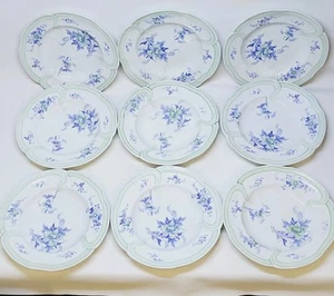 9 Assiettes Anciennes K G Lunéville Modèle Régence - Bild 1 von 21