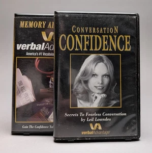 VerbalAdvantage Conversation Confidence & Memory Advantage Cassettes - Picture 1 of 7