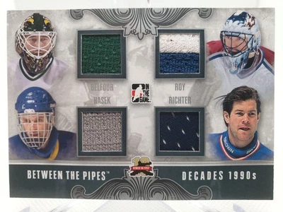 BELFOUR ROY HASEK RICHTER 2011-12 In The Game Between The Pipes Decades /50 🔥🔥 - Image 1 of 2