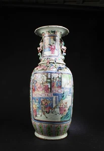 Jarrón grande de porcelana. - Imagen 1 de 9