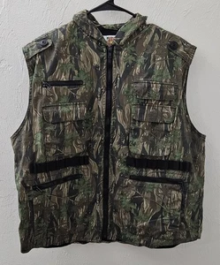 Jr. G.I. By Rothco Full-Zip Hooded Ranger Vest Boy's Size XL Camouflage Hunting - Picture 1 of 6