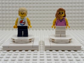 Lego Beachside Vacation Lot Minifigure Creator Town 31063 twn284 twn285