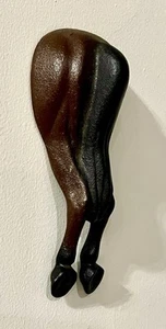 Vintage Collectible Brown Horse Back Side Cast Iron Bottle Opener - Picture 1 of 5