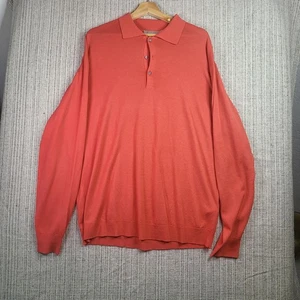 Ermenegildo Zegna Pullover Herren 2XL Seide Kaschmir Polopullover Made Italy Luxus - Bild 1 von 9