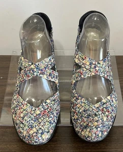Bernie Mev Drake Woven Floral Wedge Slip-On US 9 US / 40 Shoes - Picture 1 of 13