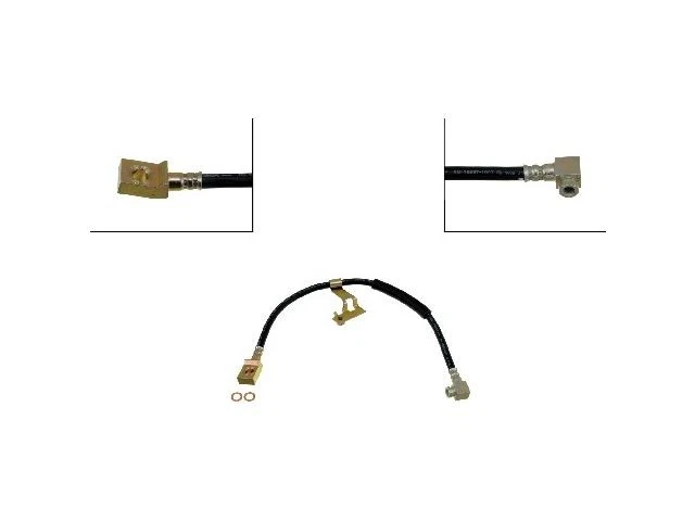 Dorman 96PX86W Front Right Brake Hose Fits 1989-1990 Plymouth Acclaim - Изображение 1 из 1