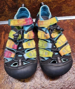 Keen  Youth -Size  1 Sandal Waterproof - Multicolor - Quick Lace -Big Kid -Hike - Picture 1 of 8