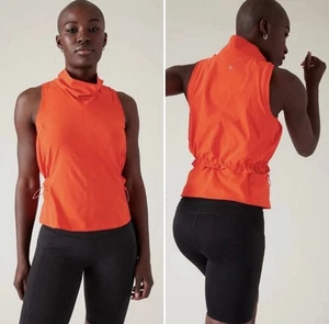 Tanque Athleta Venture Out MEDIANO Vermillion Naranja Elástico Resistente a la Abrasión NUEVO - Imagen 1 de 7
