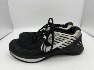 Nike Metcon DSX Flyknit Shoes Womens 7.5 Black Athletic Travel Vacation Running - Picture 1 of 10