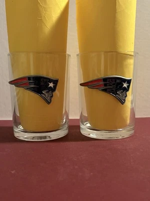 2 - New England Patriots - Vasos pesados con logotipo de peltre - Vaso de barra - Whisky Foto 1 de 4
