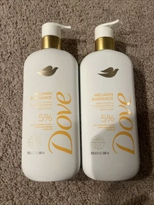 2 Dove Melanin Radiance Body Wash 5% pro-ceramide serum with nourishing oil - Picture 1 of 2