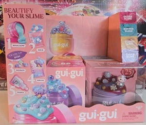 NEU🎄Gui-Gui Slime PINK Gloss/BLUE Butter/YELLOW Cloud/Store Display RARE  - Bild 1 von 5