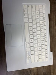 MacBook A1181 13" 2007 Palmrest Top Case + US Keyboard Touchpad 613-6695 DD#2 - Picture 1 of 4