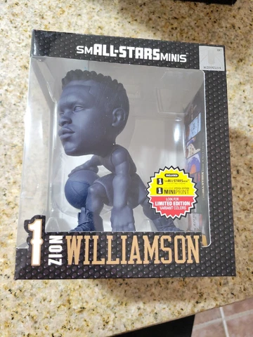 Zion Williamson Pelicans IconAI Mini 6" NBA smALL-STARS Ultra Rare black New Cover