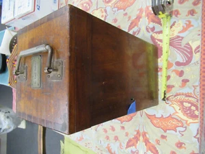 Reichert Wien Leere Holz Schrank 1840's Mikroskop Teil Emil Wie Abgebildet #TB-5 - Bild 1 von 10