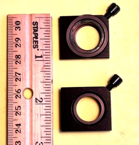 Par de Rotores Ópticos 25 mm x 25 mm con CA de 15 mm y anillo moleteado - Imagen 1 de 4