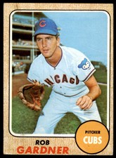 1968 Topps Rob Gardner Chicago Cubs #219