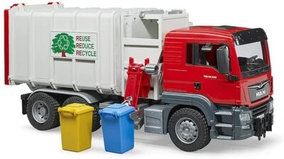 Bruder Man Tgs Side Loading Garbage Truck Vehicles - Toys - Image 1 of 4