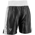 MMA Boxing Shorts Cage Fight Mix Martial Art Double Stitch Elastic Waist BLACK
