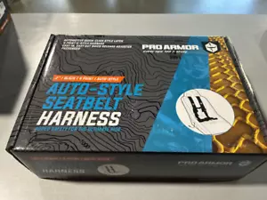 Brand new Pro Armor UTV PASS SIDE 4PNT AUTO BUCK BLK | A16UH349BL - Picture 1 of 2