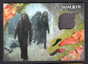 THE WALKING DEAD SURVIVAL BOX Topps RELIC COSTUME MATERIAL CARD WALKER #01/99