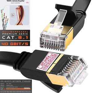 Cavo di rete LAN CAT8 40Gbps Cable per switch TP-Link TL-LS108G 8 porte di rete - Foto 1 di 9