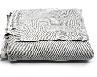 Cashmere Soft Throw Blanket Handmade in Nepal Natural Dyes XL 86" x 110" - Image 1 of 4