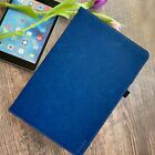 Premium Leder Cover für Apple iPad Mini 4 Tablet Schutzhülle Case Tasche blau